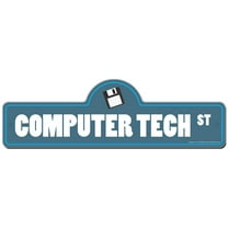 SignMission P-618 Computer Tech Computer Tech Street Sign