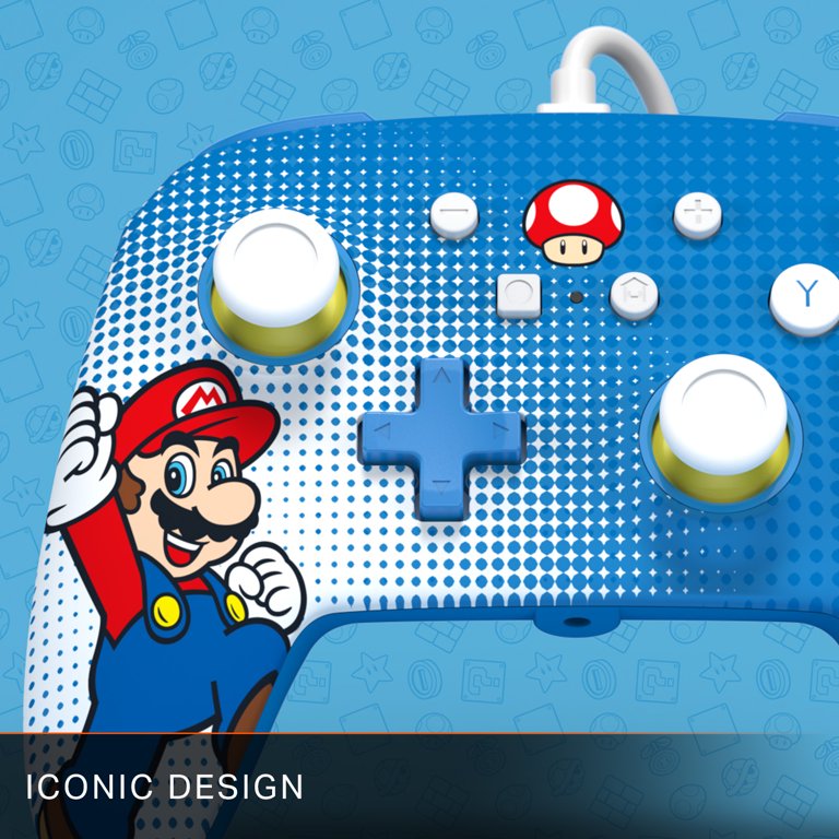 PowerA Enhanced Wired Controller for Nintendo Switch - Mario