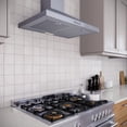 thumbnail image 2 of Streamline 30 in. Acrone Ductless Wall Mount Range Hood in Brushed Stainless Steel with Baffle Filters, Electronic Button Control, LED Light, 2 of 9