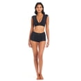 thumbnail image 2 of Bleu Swimwear A Fine Line Cap Sleeve Crop Top with Removable Cups Size 12, 2 of 3