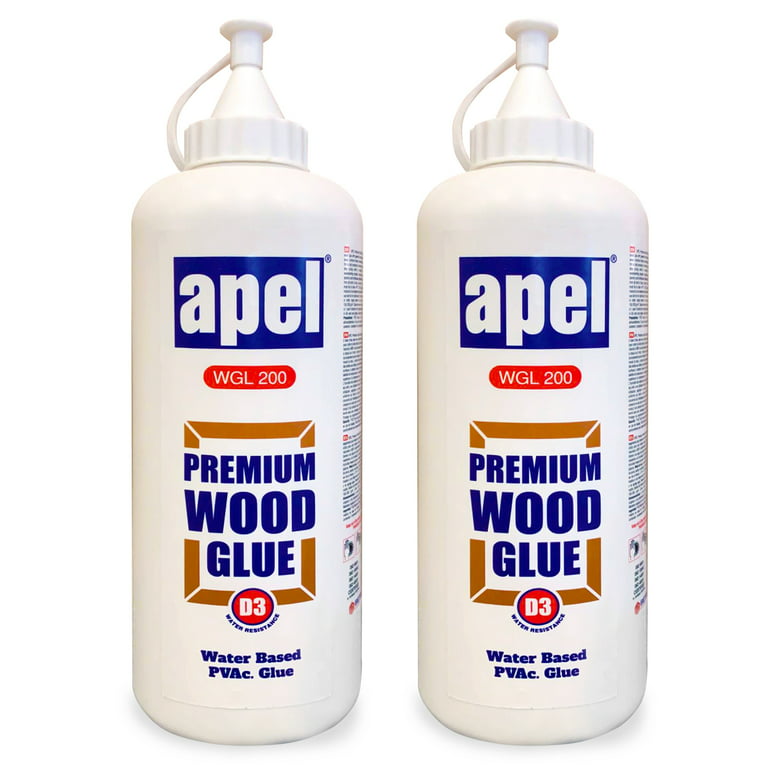 Wood Glue For Woodworking And Hobbies, Extra Strength For Crafts, 32 oz./2  pound, Water Based Clear PVA Glue For Interior & Exterior, Low Viscosity (2