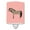 Pink Check, variant on Welsh Pony Horse Pink Check Ceramic Night Light