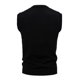 thumbnail image 2 of Chaqueta de Punto con Cuello en V de los Hombres, Blusa Casual de Patrón de Tartán de Coincidencia de Color con Estiramiento Ligero para el Uso Diario Y los Deportes, Moda de Otoño, 2 of 3
