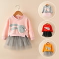 thumbnail image 3 of LSLJS Robe en Tulle Patchwork Princesse Lapin pour Bébé Fille, Robe Plissée, 3 of 5