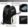 thumbnail image 4 of Balery Bee Print USB Charging Backpack for Men and Women - Water-Resistant, Anti-Theft Laptop Backpack with USB Port for Travel, Work, School, and College, 4 of 7