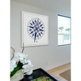 thumbnail image 3 of "Blue Compass" Framed Painting Print, 3 of 4