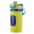 thumbnail image 6 of Bubba Kids Flo BPA-free Water Bottle with Silicone Sleeve Wide Mouth, 16 Oz, Neon Pear, 6 of 6