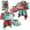 Red, variant on GYRATEDREAM Toys for 3 4 5 6 7 Year Old Boys - Bus Transform Robot Kids Toys, Building Toddler Toys for Kids Ages 4-8, Trucks Gifts for Boys Girls