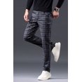 thumbnail image 4 of Mens Vintage Plaid Dress Pants Chino Pants Versatile Casual to Formal Wear, 4 of 8