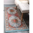 thumbnail image 1 of Unique Loom 3139678 2 Pi 7 Po x 10 Pi Malecon Baracoa Runner Rug&44; Bleu Clair, 1 of 2