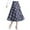 Blue, variant on GigrtiJin Plaid Skirt for Womens Long High Waist Wool Winter Fall Warm Skirts Casual Flared Pleated A-Line Skirts