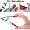 thumbnail image 4 of TALENO 4 Inch Heavy Duty Rubber Coated Metal Spring Clamps - Set of 6, 4 of 5