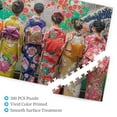 thumbnail image 3 of Elegant Kimono Beauties - 500 Piece Artistic Jigsaw Puzzle for Adults Vibrant Colors Cultural Art Brain Exercise and Home Decor, 3 of 5