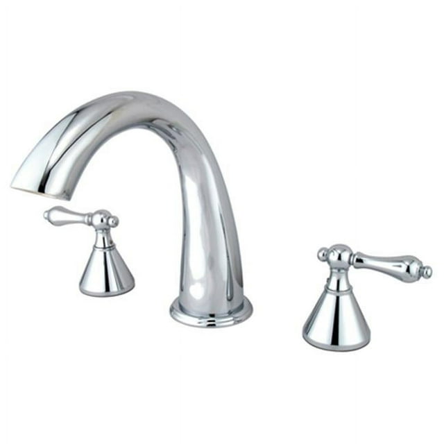 Kingston Brass KS2361AL 8 Inch -18 Inch Widespread Roman Tub Filler - Polished Chrome