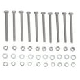 thumbnail image 1 of Stainless Steel Hexagon Bolt for Home Silver Color Corrosion Resistance No Rust 10 Sets, 1 of 8