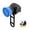 Blue, variant on Bicycle Electric Horn Black ABS USB Rechargeable Bicycle Cycling Bell Speaker
