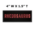 thumbnail image 2 of Rhedosaurus Horror Movies 4" W x 1.5" T Iron/Sew On Decorative Patch, 2 of 2