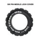 thumbnail image 2 of Cubierta de bloqueo central de bicicleta 9/12/15mm 6 perno disco de freno anillo de Rotor piezas de ciclismo, 2 of 2