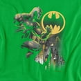 thumbnail image 2 of Batman Bat Signal Women's T Shirt, Kelly Green, Large, 2 of 6