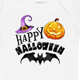 thumbnail image 4 of Inktastic Happy Halloween Bat, Witch Hat, Jack O Lantern Boys or Girls Baby Bodysuit, 4 of 5