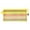 #21-Pencil Case Yellow, variant on Pencil Case, Rainbow Stripe Mesh Zipper Pouch, Slim Organizer for Classroom Office Travel Supplies