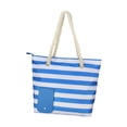thumbnail image 4 of Bolso de playa con boquilla oculta para vino, bolso de mano portátil con cierre de cremallera para mujer Azul, 4 of 9