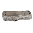 thumbnail image 3 of Admired By Nature 12" Cement Rustic White Tree Log Succulents Cactus Planter Pot, 3 of 8