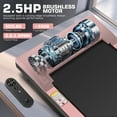 thumbnail image 3 of Walking Pad 2.5HP Brushless Motor 300lbs Weight Capacity,Portable Under Desk Treadmill with App Remote Control,Low-Noise Desk Treadmill in LED Display,Installation-Free, 3 of 8