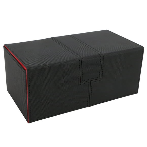 Caja Magnética de Piel Sintética de Gran Capacidad Con 3 Cajones, Regalo Perfecto para Colecció de Tarjetas