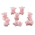 thumbnail image 3 of 8 piezas de adornos de cerdos pequeños, figuras decorativas de cerdos, modelado de cerdos, adorables decoraciones de figuras de cerditos., 3 of 7