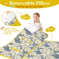 thumbnail image 3 of Pioneer Flower Floral Print Pattern Toddler Nap Mats for Kids Preschool,Sleeping Mat Bag or Kids,Toddler Sleeping Bag,Toddler Nap Mat or Daycare, 3 of 6