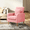 Pink, variant on Magshion Modern Cotton-linen Fabric Accent Chairs, Armchair with Toss Pillow, Upholstered Single Sofa for Living Room Bedroom, Black