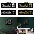 thumbnail image 2 of WINDLAND Acrylic Wall Sticker Islamic Wall Art Decors for Home Kitchens Start with Bismillah End with Alhamdulillah Wall Decal, 2 of 17