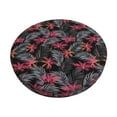 thumbnail image 2 of Lsque Colorful Hawaii Palms Round Bar chair cushion covers Velvet Fabric Premium Comfort Protects from Scratches and Stains for 14-17 Inch Chair- 13 inch, 2 of 7
