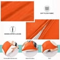 thumbnail image 4 of Coolnut Pure Plain Orange Zipped Velvet Pillowcases 20x40 in, Soft and Cozy Decor Giftsative Plush Pillow Case with Hidden Zipper for Bedroom, Sofa, Couch449, 4 of 7