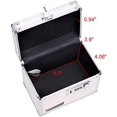 thumbnail image 4 of Medicine Lock Box w/Combination Lock - 5 x 7 x 5" Cabinet Safe, White, 4 of 5