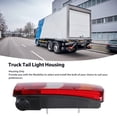 thumbnail image 3 of Truck Tail Lights Housing, Weatherproof Passenger Side or Driver Side Rear Lights Brake Lamps Assembly, Pickup Truck Taillight Replacement OE Style Red, 3 of 7