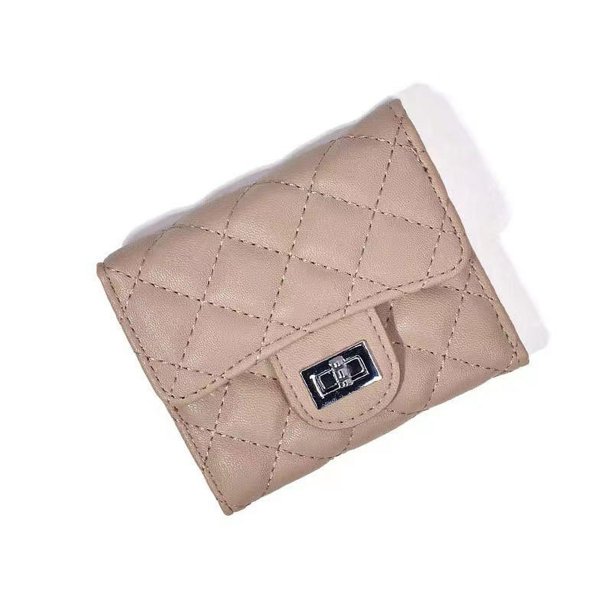 Cartera de mujer con forma de diamante, sencilla, multitarjeta, antidesmagnetización, para estudiantes, portátil