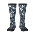 thumbnail image 1 of Fotbe Small White Flowers Calcetas Divertidas Estampadas para Hombre y Mujer, Calcetas de Algodón hasta la Rodilla para Caminar, Correr, Enfermería y Embarazo, 1 of 6