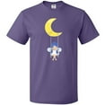 thumbnail image 3 of Inktastic Cute Fairy, Fairy On The Moon, Fairy On A Swing T-Shirt, 3 of 5