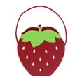 thumbnail image 1 of Way To Celebrate 3D Large Felt Basket, Strawberry, 1 of 6