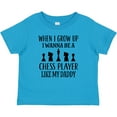 thumbnail image 3 of Inktastic Future Chess Player Like Daddy Boys or Girls Baby T-Shirt, 3 of 5