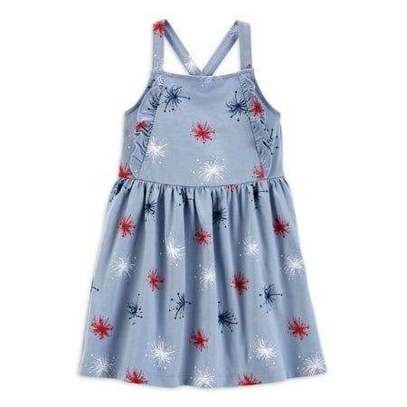 Carter's Child of Mine Toddler Girl Patriotic Dress, Sizes 12M-5T