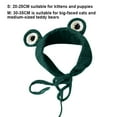 thumbnail image 7 of Walbest Pet Costume Hat/Cosplay Cap,Cat Dog Hats Handmade Knitted Woolen Yarn Cute Cartoon Frog Hat for Pet Kitten Puppy Birthday Christmas and Halloween, 7 of 7