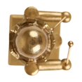thumbnail image 2 of Holiday Time 14.25-Inch Gold Metal Nutcracker – Standing Christmas Decoration Figure, 2 of 5
