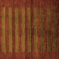 thumbnail image 1 of Ahgly Company Indoor Square Abstract Orange Modern Area Rugs, 6' Square, 1 of 4