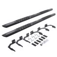 thumbnail image 1 of Go Rhino Nerf Bar V3410687T V3 Vertex; With Step Pads; 5 Inch Oval Straight; Powder Coat; Textured Black; Aluminum; Rocker Panel Mount, 1 of 5