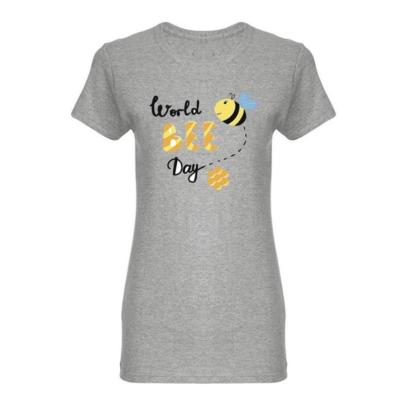 World Bee Day. T-Shirt Women -Image by Shutterstock, Female Small
