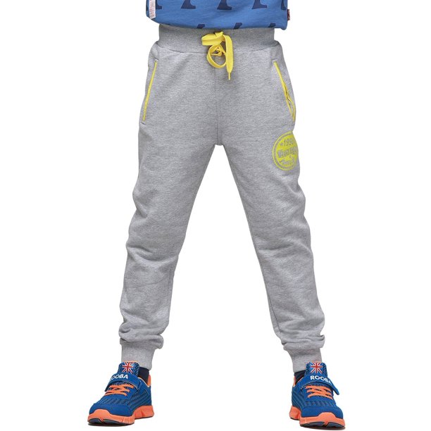 Leo&Lily boys Sports Fleece Elastic Waist Husky Joggers Pants Trousers