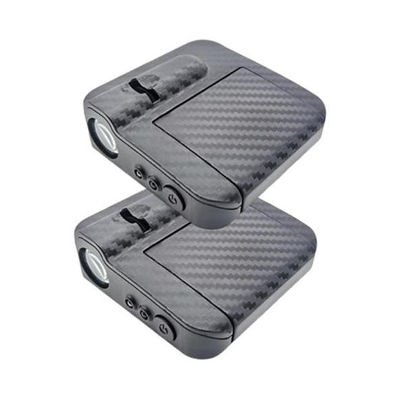 2 luces de puerta de coche universales, prácticas, recargables, de cortesía, accesorios de sombra para lámpara de bienvenida.